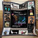 dachshunds are my angels among us dachshund doxie wiener dog lovers cl291220371mi quilt blanket