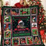 dachshunds christmas dachshund doxie wiener dog lovers cl291220043mi quilt blanket d2315631