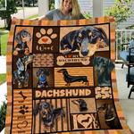 dachshunds cute dachshund doxie wiener dog lovers cl291220108mi quilt blanket d2315538