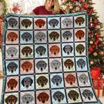 dachshunds family dachshund doxie wiener dog lovers cl291220308mi quilt blanket d2315909