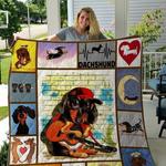 dachshunds guitar dachshund doxie wiener dog lovers cl291220118mi quilt blanket d2315542