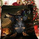 dachshunds halloween dachshund doxie wiener dog lovers cl291220042mi quilt blanket d2316490