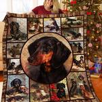 dachshunds happy life dachshund doxie wiener dog lovers cl291220288mi quilt blanket d2315573