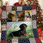 dachshunds life dachshund doxie wiener dog lovers cl291220066mi quilt blanket d2315991