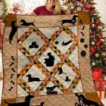 dachshunds life dachshund doxie wiener dog lovers cl291220259mi quilt blanket d2316613