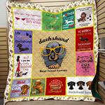 dachshunds lovely dachshund doxie wiener dog lovers cl150121002at quilt blanket d2316578