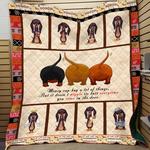 dachshunds lovely dachshund doxie wiener dog lovers cl150121004at quilt blanket d2315934