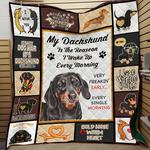 dachshunds lovely dachshund doxie wiener dog lovers cl150121013at quilt blanket d2315612