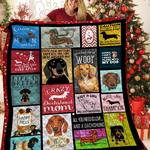 dachshunds lovely dachshund doxie wiener dog lovers cl291220340mi quilt blanket d2315908
