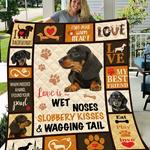 dachshunds my best friend dachshund doxie wiener dog lovers cl291220098mi quilt blanket d2316023