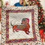 dachshunds pattern dachshund doxie wiener dog lovers cl291220292mi quilt blanket d2315893