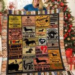 dachshunds quote dachshund doxie wiener dog lovers cl291220053mi quilt blanket d2316067