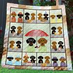 dachsund quilt blanket c9b200211nm d2316662