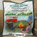 dad and daughter campinp ntth011298 personalized name 3d customized quilt d2315169