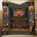 dad to son be the nice kid blanket th0907 quilt d2356669