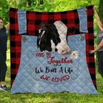 dairy cattle quilt bed set quilt blanket tue4806 tuq4806 d2318573
