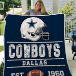 dallas cowboys est 1960 quilt blanket bs249 d2322100