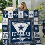 dallas cowboys ver23 quilt blanket d2353331