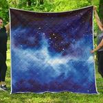 dark blue galaxy space cl17100228mdq quilt blanket d2380378