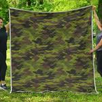 dark green and black camouflage cl17100234mdq quilt blanket d2380419