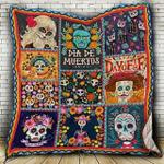 day of the dead cl18100198mdq quilt blanket d2357680