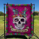 day of the dead dhcld0909 quilt blanket d2316969