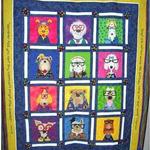 dazzeling dogs cla1810187q quilt blanket d2379972