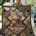 deer in my life i love you more quilt blanket great customized gifts for birthday christmas