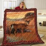 deer sunset jk3 ntth011298 3d customized quilt d2313389