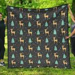 deers star tree pattern dhcdhc dt1910 quilt blanket d2317318