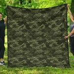 digital green camo camouflage pattern dhcdhc dt1910 quilt blanket d2317046