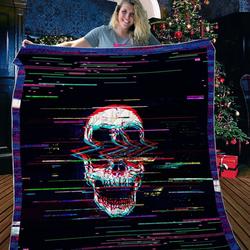 Digital Skull 3D Customized Quilt