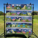 dinosaur dhckl0909 quilt blanket d2317091