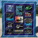 diving makes me happy quilt blanket vd14 quilt d2322970