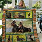 doberman quilt blanket qui19006 d2319842