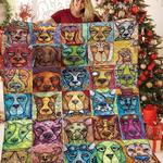 dog 3d customized quilt tuh87612 plen2407 d2313213