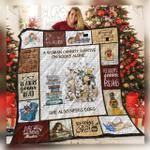 dog and book lovely 3d customized quilt things d2315135