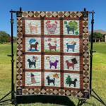 dogs 06 dhckl0909 quilt blanket d2317331