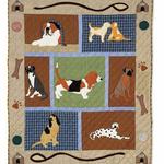 dogs clm020761 quilt blanket d2318088
