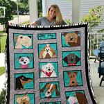 dogs only paper pieced quilt blanket great customized blanket gifts for birthday christmas d2352614