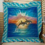 dolphin 5030096 quilt blanket quilt d2324576