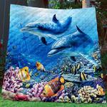 dolphin quilt blanket bbb041161ph d2356552