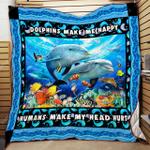 dolphins make me happy quilt lh25 d2384595