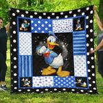 donald duck funny cartoon fan gift idea quilt d2385036