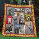 donkey portraits quilt blanket ht10 quilt d2322547