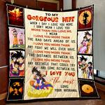 dragon ball goku wife love you most quilt cc d2384183