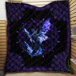 dragon purple h10 ntth011298 3d customized quilt d2313333