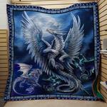 dragon white quilt d2386192