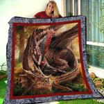 dragon with girl gh9 ntth011298 3d customized quilt d2314948