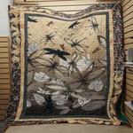 dragonfly cla210630 quilt blanket d2357612